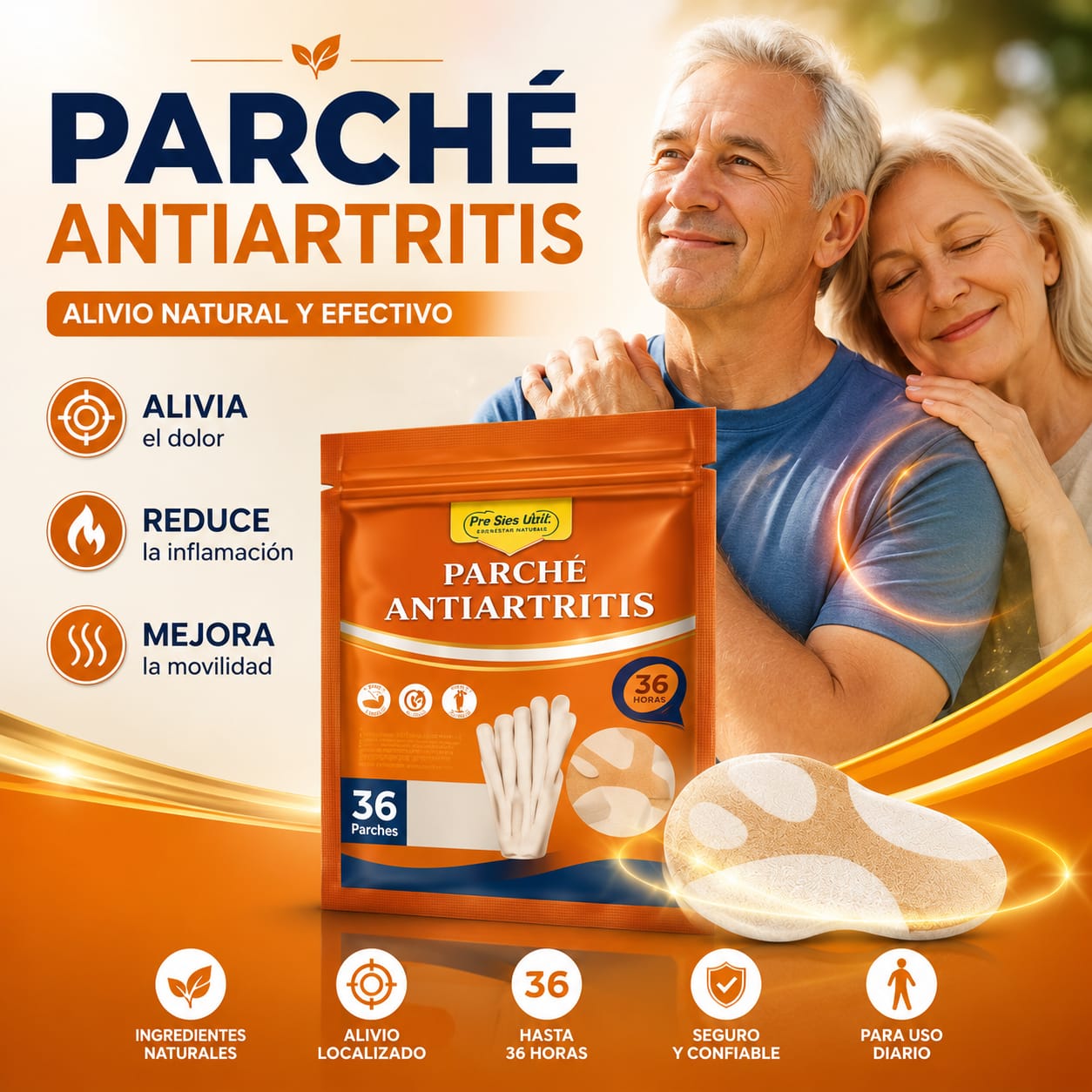 👉 Alivia el Dolor de Rodillas y Articulaciones en Minutos 🔥🔥🔥  M - PARCHES PARA DOLOR DE ARTRITIS X3 CAJAS
